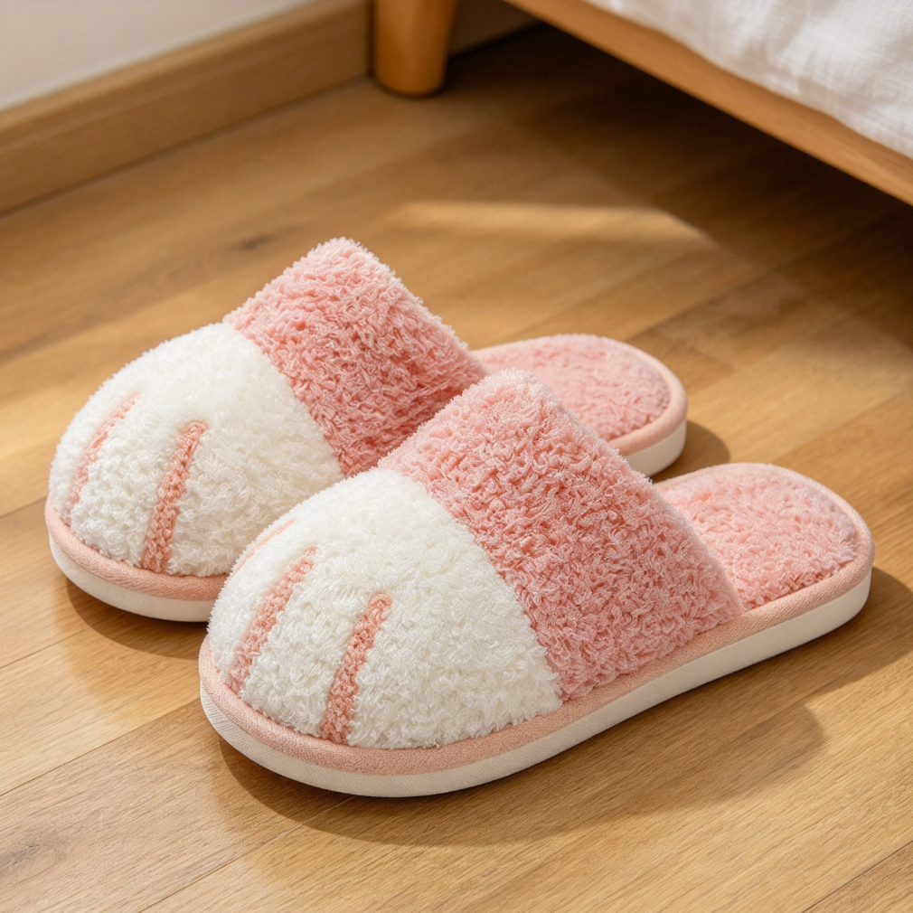 Cute Animal Memory Foam House Slippers Non-Slip - Image 2